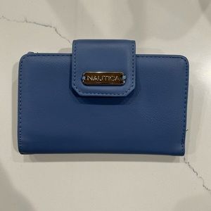 Light blue Nautical wallet with RFID protection
